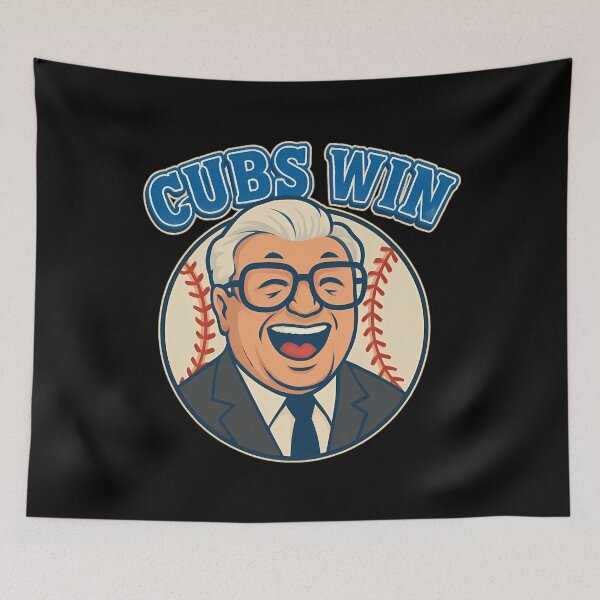 Item preview, Cubs Win Baseball Fan Art  designed and sold by VAS DESIGN GAMBIA.