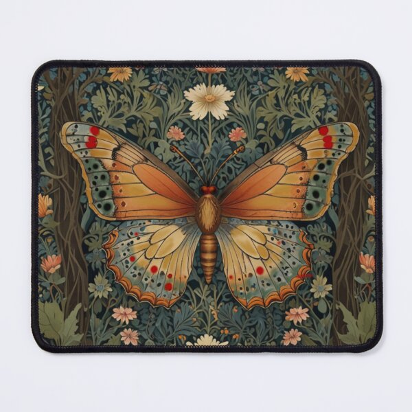 Item preview, Vintage butterfly art boho bohemian style botanical floral designed and sold by hollycooper.