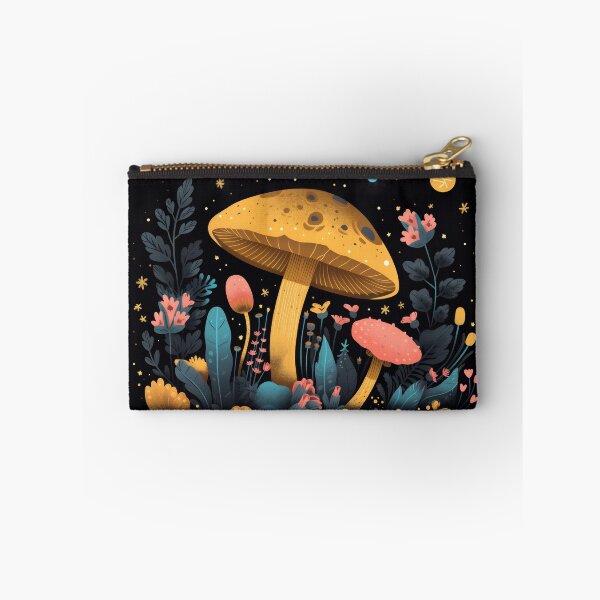Item preview, Magic mushrooms. Psychedelic hallucination. Vibrant illustration. 60s 70s hippie colorful art designed and sold by anytka.