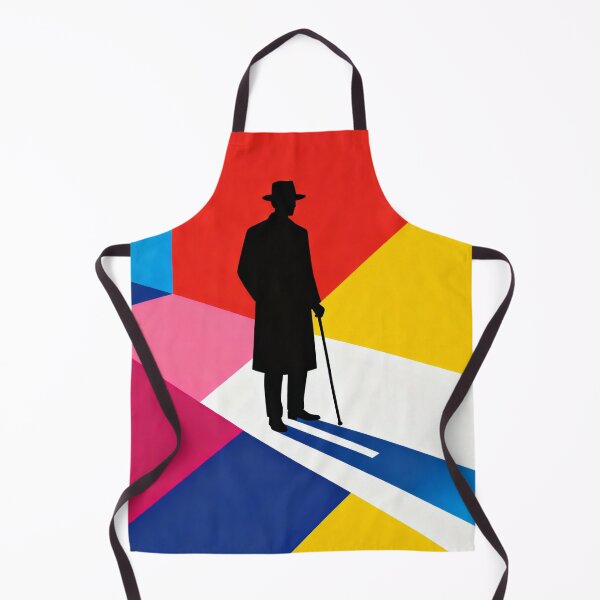 Item preview, Mysterious Gentleman – Bold Geometric Pop Art Silhouette designed and sold by PLUSHIWORLDtm.