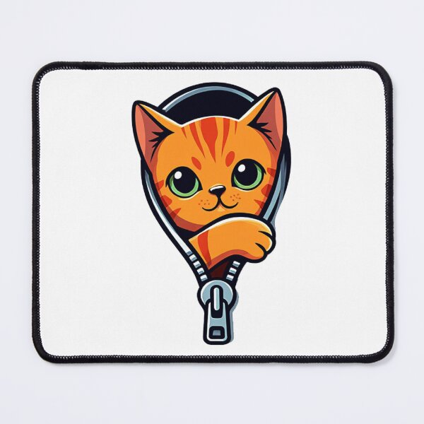 Item preview, Zip Cat Funny designed and sold by AddlPoolart.