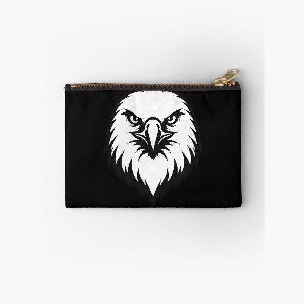 Item preview, Bald Eagle Head Logo | Fierce Black & White Eagle Mascot Design designed and sold by SandpiperDesign.