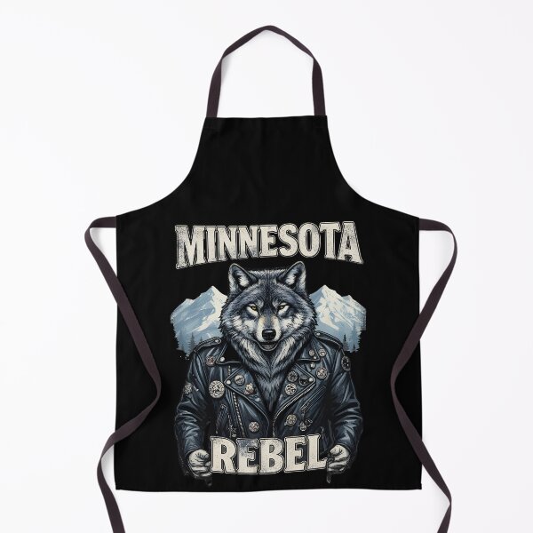 Item preview, Minnesota Rebel Wolf Vintage Design designed and sold by Uglyandcute.