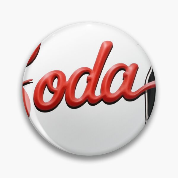 Item preview, Vibrant soda bottle with red cap and cursive script logo designed and sold by Creative88Art.