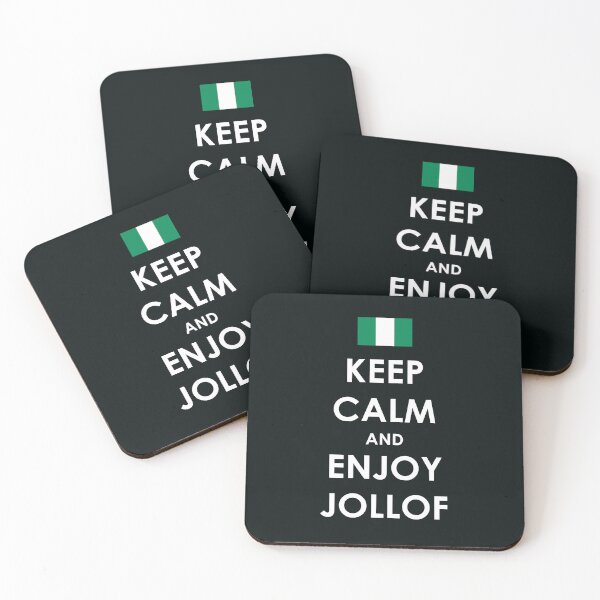 Item preview, Keep Calm And Enjoy Jollof | Nigerian version designed and sold by MammothArt.