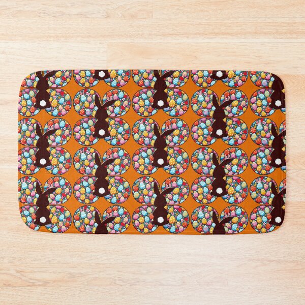 Item preview, Easter Bunny Silhouette – Colorful Egg Pattern designed and sold by Topoartispp.