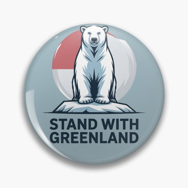 Item preview, Stand With Greenland – Polar Bear on Ice | Arctic Support Design designed and sold by WikaKowalczyk.