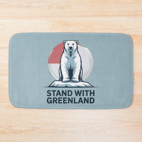 Item preview, Stand With Greenland – Polar Bear on Ice | Arctic Support Design designed and sold by WikaKowalczyk.