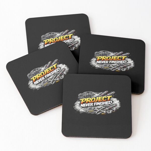 Item preview, Project Never Finished – Car Builder & Garage Life Sticker designed and sold by Wolf Garage.
