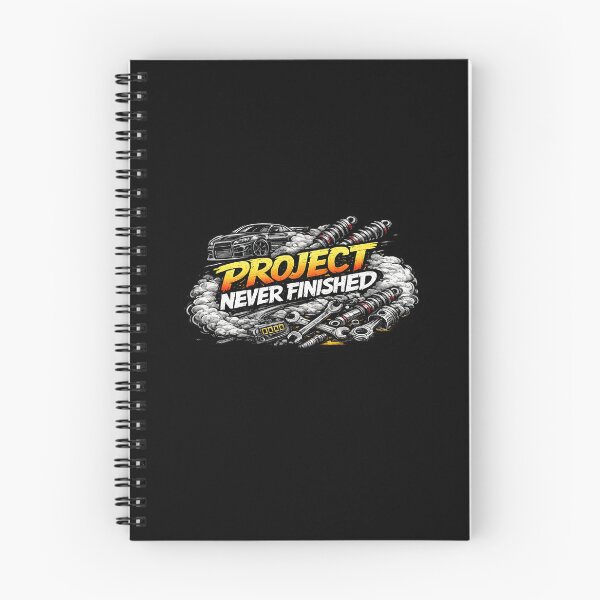 Item preview, Project Never Finished – Car Builder & Garage Life Sticker designed and sold by Wolf Garage.