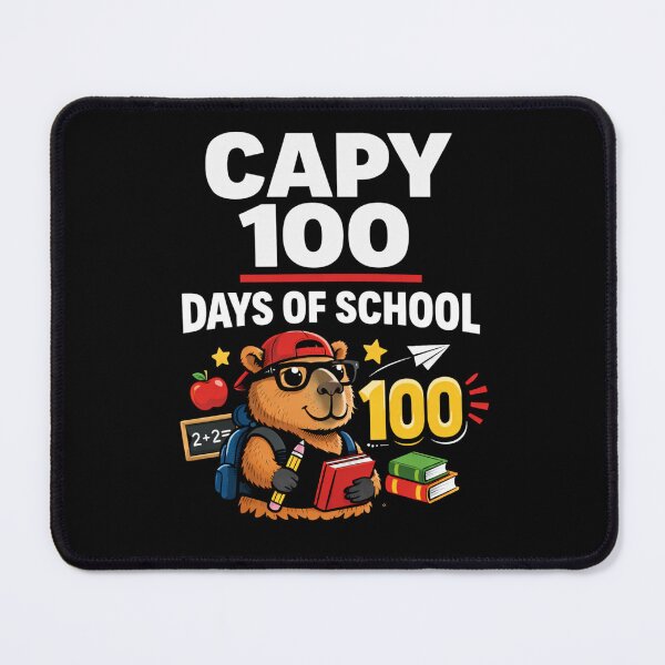 Item preview, Capy 100 Days of School – Cute Capybara School Celebration Shirt designed and sold by MK-Charlie.