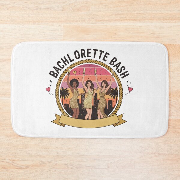 Item preview, Retro Bachelorette Bash 2026 – Vintage Party Squad & Bride Tribe Illustration designed and sold by Wear Sculpt.
