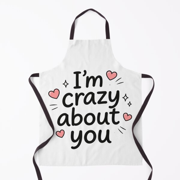 Item preview, I’m Crazy About You – Cute Romantic Love Quote designed and sold by TTStudio.