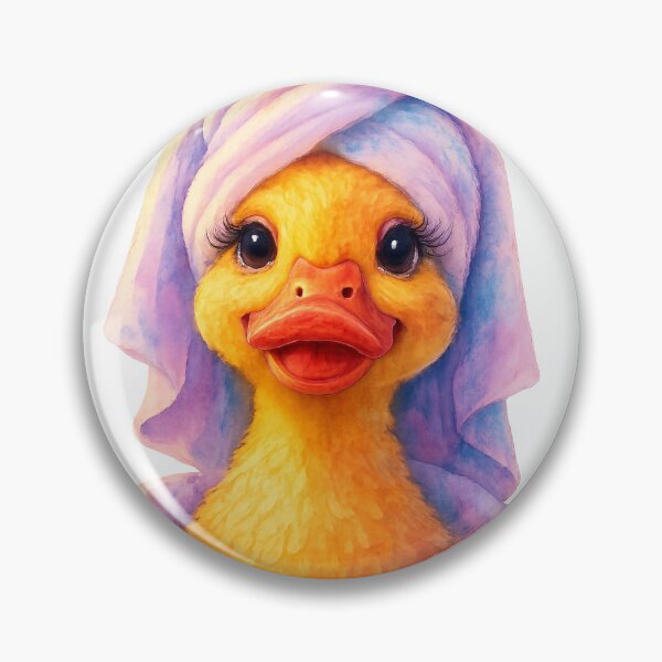 Item preview, Sassy Duck with Big Lips – Quirky Animal Art designed and sold by EnviousPrints.