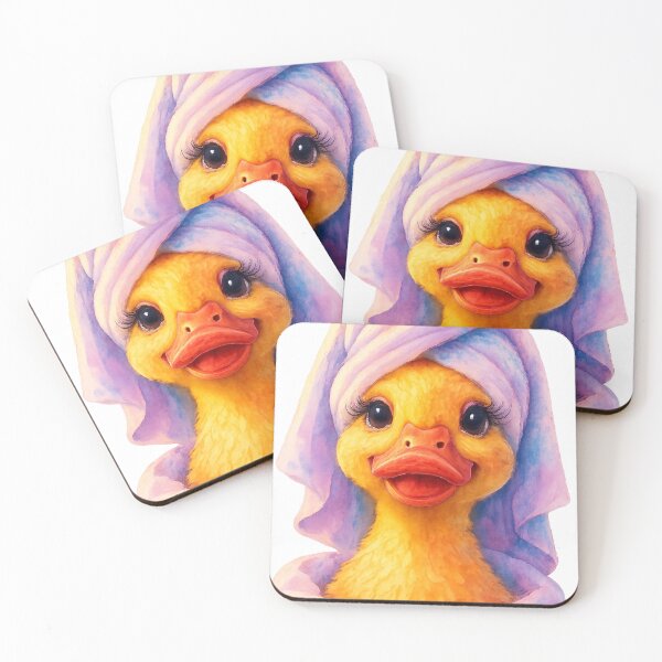 Item preview, Sassy Duck with Big Lips – Quirky Animal Art designed and sold by EnviousPrints.