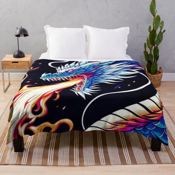 Item preview, Eastern Dragon Flame Artwork for Fantasy Culture Enthusiasts designed and sold by WildStroke.