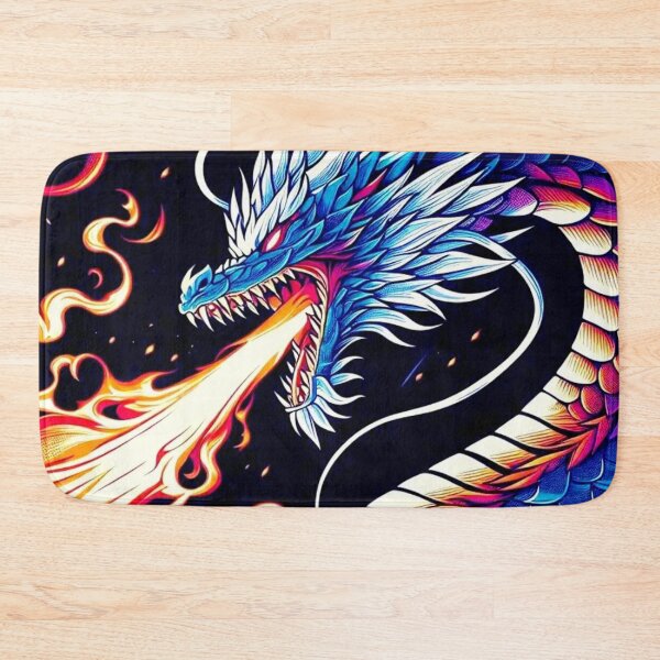 Item preview, Eastern Dragon Flame Artwork for Fantasy Culture Enthusiasts designed and sold by WildStroke.