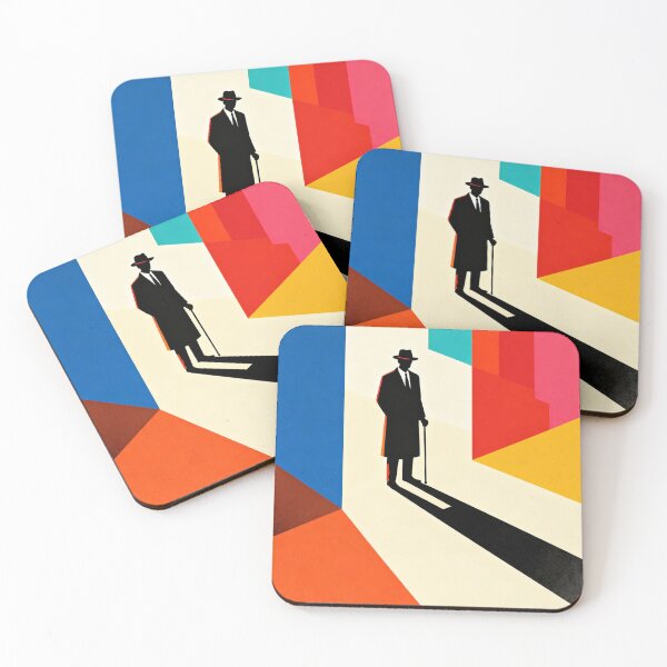 Item preview, Pop Art Black Gentleman – Minimalist Urban Graphic Art designed and sold by PLUSHIWORLDtm.