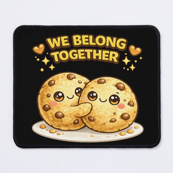 Item preview, We Belong Together Cookie Pun designed and sold by Papier Atelier Art.
