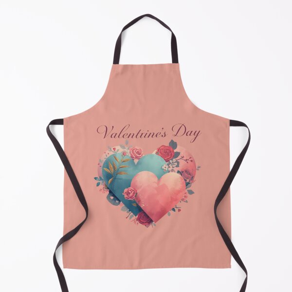 Artikelvorschau, Valentine's Day Hearts with Flowers - Romantic Love Illustration. entworfen und verkauft von LunaPrintCo.