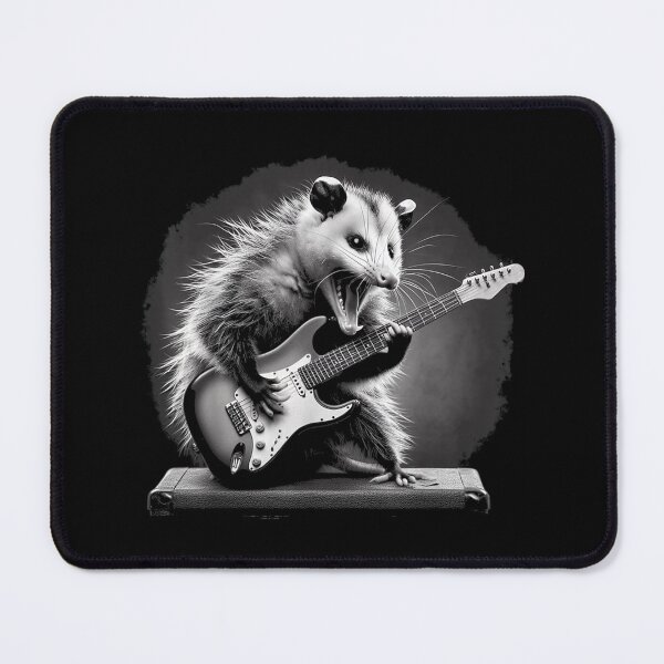 Item preview, Opossum Playing Guitar Rock and Roll Rock Star Men Women Kid , Opossum Gift For Mom Dad Kids designed and sold by Opossum GIFT ★★★★★.