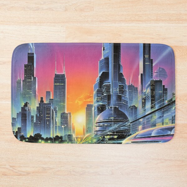 Item preview, Futuristic Cityscape Adventure designed and sold by Venon28.