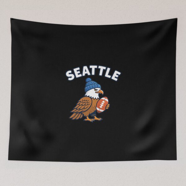 Item preview, Seattle Football - Hawk Game Day designed and sold by SanipepaVase.