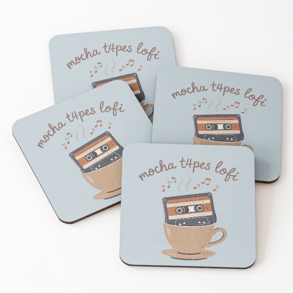 Item preview, Mocha T4pes Lofi designed and sold by MusicVibes.shop.