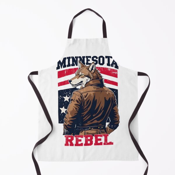 Item preview,  Minnesota Rebel Wolf Vintage Design designed and sold by Uglyandcute.