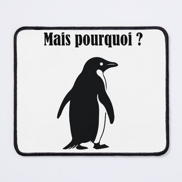 Item preview, Mais pourquoi ? Un pingouin en route vers la montagne designed and sold by Felinefinesse.