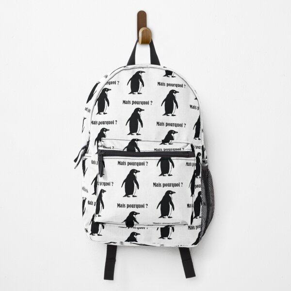 Item preview, Mais pourquoi ? Un pingouin en route vers la montagne designed and sold by Felinefinesse.