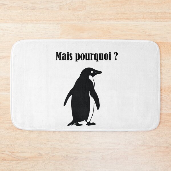 Item preview, Mais pourquoi ? Un pingouin en route vers la montagne designed and sold by Felinefinesse.