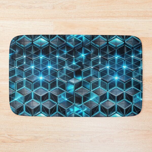 Item preview, Abstract geometric Sci-fi pattern  designed and sold by FatBirdie.