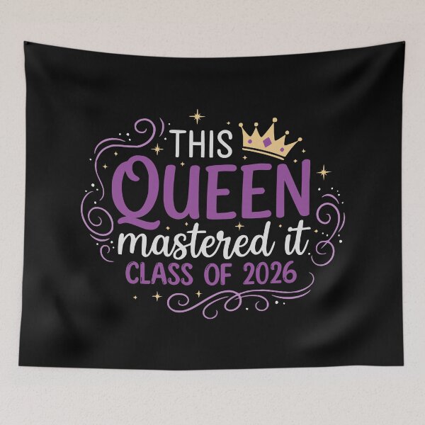 Item preview, This Queen Mastered It - Class Of 2026 III designed and sold by Lemon Pepper.