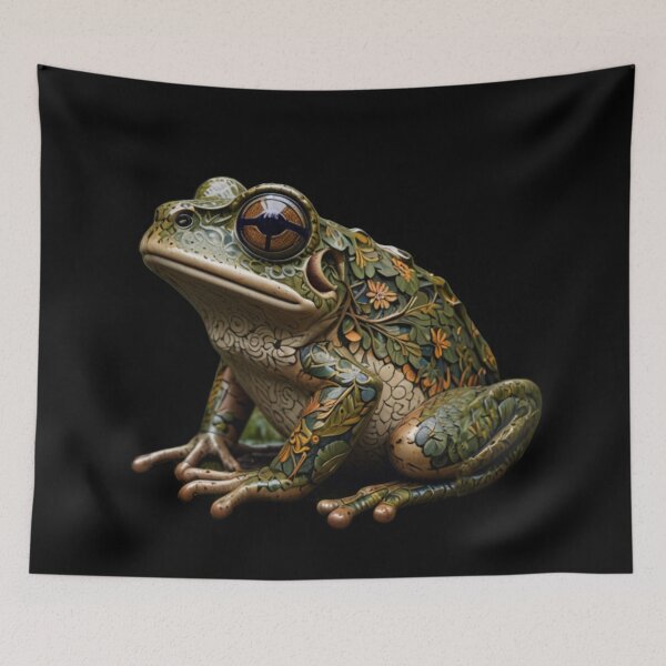 Item preview, Vintage retro boho bohemian Frog  designed and sold by hollycooper.