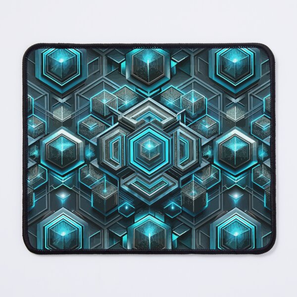 Item preview, Abstract geometric Sci-fi pattern designed and sold by FatBirdie.
