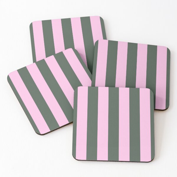Item preview, Pink and Green Stripes Pattern designed and sold by OneThreeSix.