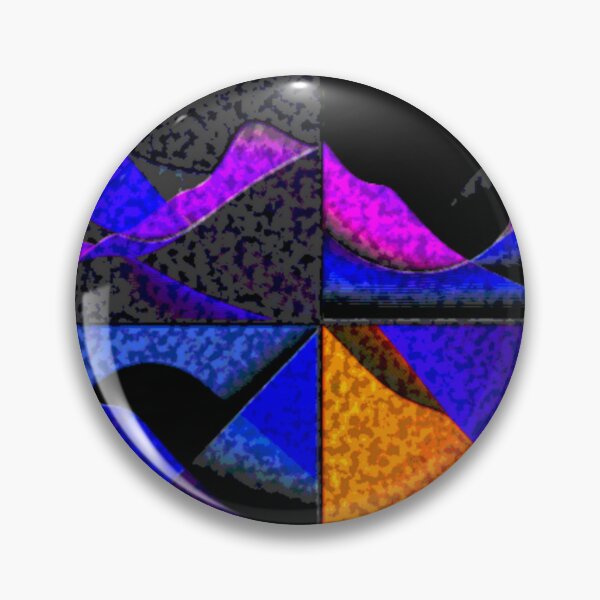 Item preview, four currents dark turbulent colorful geometric abstract design designed and sold by SmashingDeals.