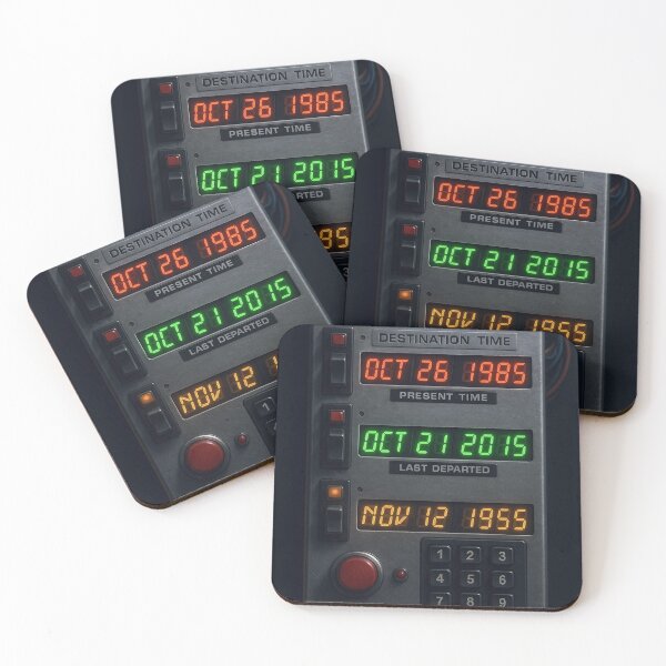 Item preview, Get Back to the Future! - Time Circuits   designed and sold by CleverCulture.