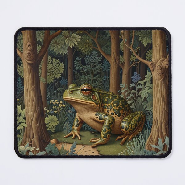 Item preview, Vintage mysterious frog magical woodland forest floral botanical  designed and sold by hollycooper.