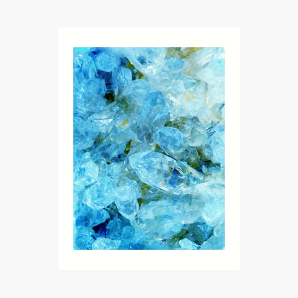 福袋 大丸 Aqua Blue Quartz Crystal  絵画/タペストリー