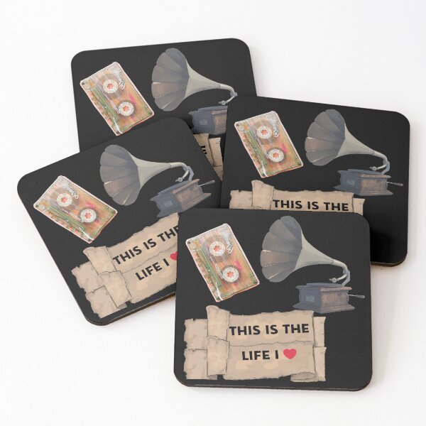 Item preview, Vintage Gramophone – This Is The Life Art designed and sold by Adappai.
