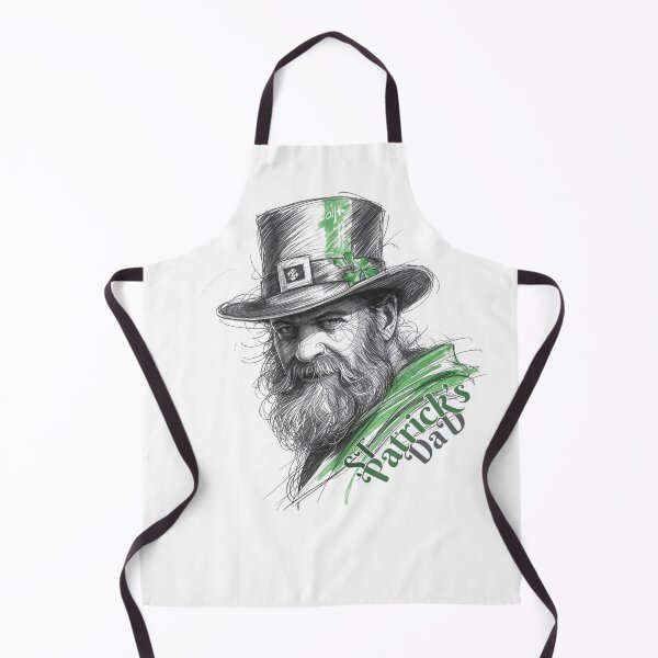 Item preview, St Patrick's Dad - Vintage Bearded Leprechaun Sketch - Funny Irish Father's Day designed and sold by positivitymed.