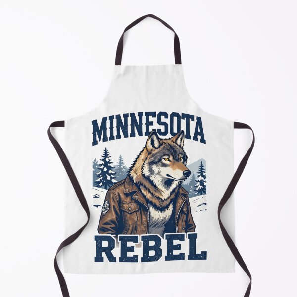 Item preview, Minnesota Rebel Wolf Vintage Design designed and sold by Uglyandcute.