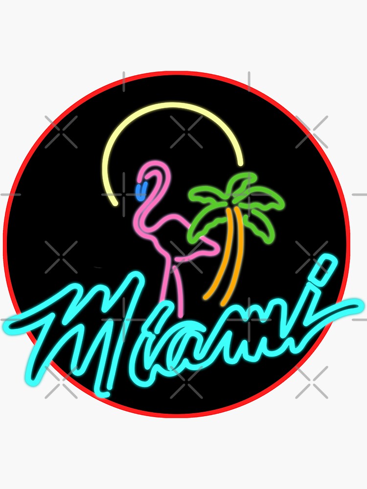 Custom Miami Vice Neon Sign 1, Neon Signs