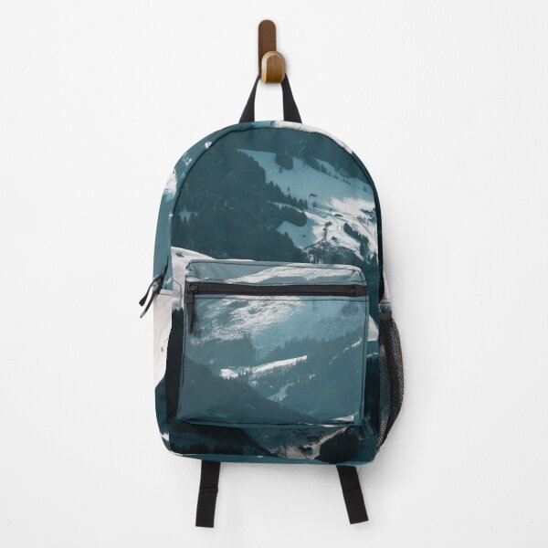 Item preview, Paraglider soaring over dramatic alpine mountain landscape with snow-covered slopes and valley below designed and sold by VasilisLens.