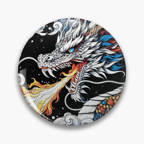 Item preview, Epic Fire Breathing Dragon Artwork for Mythology Fans designed and sold by WildStroke.