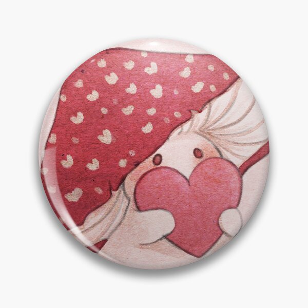 Item preview, "I Love You so Mush" Valentines Day Mushroom art designed and sold by Fairydrop.
