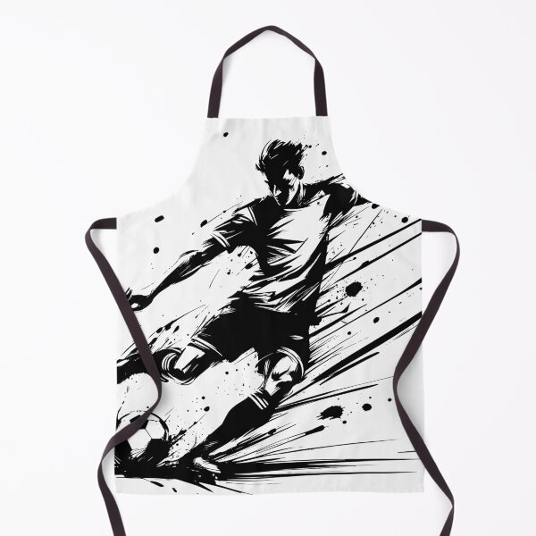 Item preview, Dynamic Sketch of Soccer Player Kicking Ball With Intensity and Speed designed and sold by Dejbar.