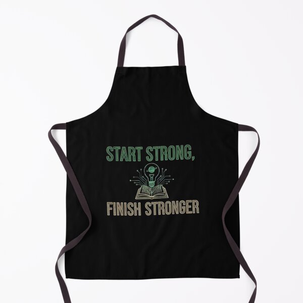 Item preview, Start Strong Finish Stronger Quote | Growth Mindset Motivation Design designed and sold by SV-Creation.